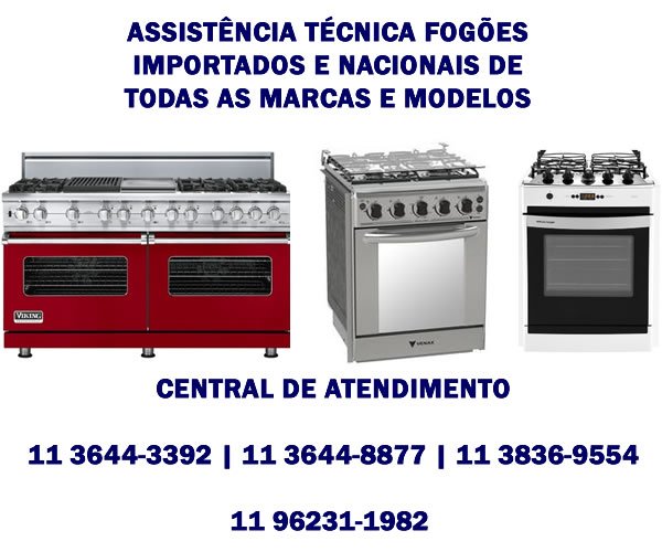 assistência técnica fogões