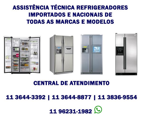 assistência técnica refrigeradores importados e nacionais